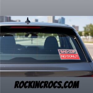 Bad Cop No Donut Car Decal